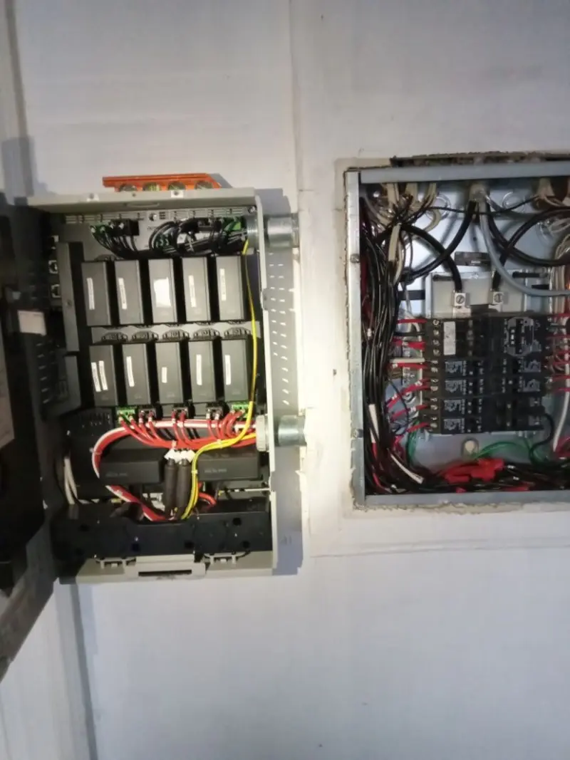Electrical panel upgrade completed for Ring Doorbell Installation in Lima